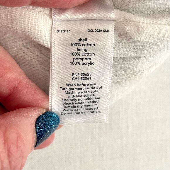 Carters Baby Infant Child Cotton Winter Hat 0 to 3 M Snowflake Pattern Lined - Picture 4 of 8